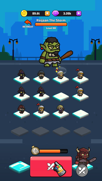 #5. Merge Mages: Idle Auto Battle (Android) By: Fumb Games