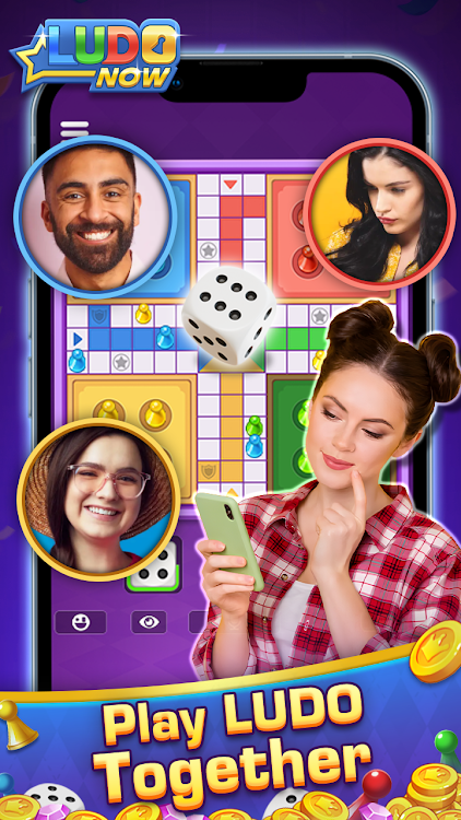 #4. Ludo Now: Online Board Game (Android) By: Comfun