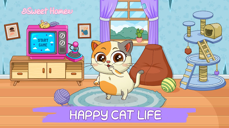 #7. Cat Life: Virtual Pet (Android) By: Zin Games