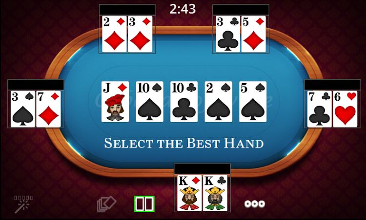 #5. Texas Hold'em & Guess'em (Android) By: Cabana Software, Inc.