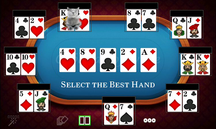 #9. Texas Hold'em & Guess'em (Android) By: Cabana Software, Inc.