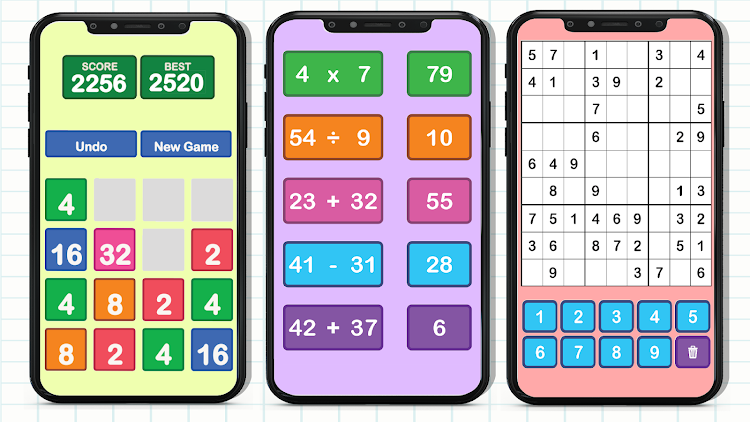 #6. Math Games, Learn Add Multiply (Android) By: GunjanApps Studios