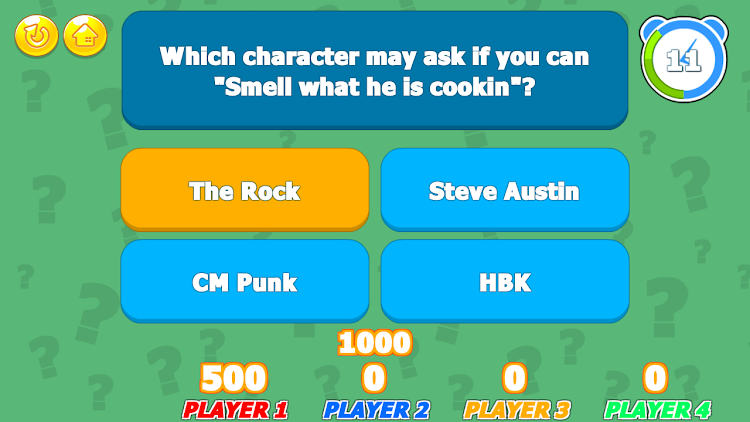 #4. Wrestling Trivia (Android) By: LoadUpGames.com