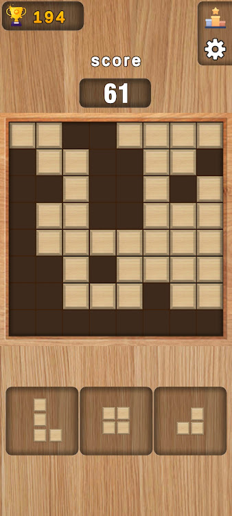 #5. Wood Block Puzzle 7 (Android) By: lionadz