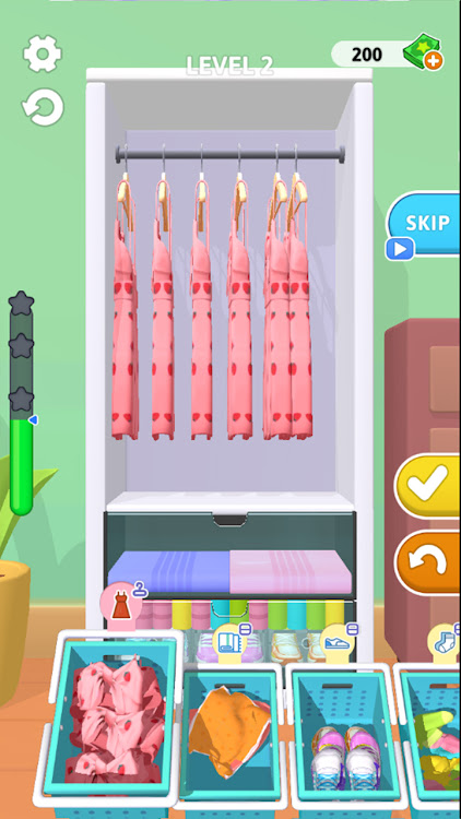 #4. Fill The Closet (Android) By: Luckybirdstudio