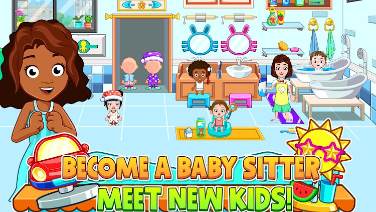 #5. My City : Babysitter (Android) By: My Town Games Ltd