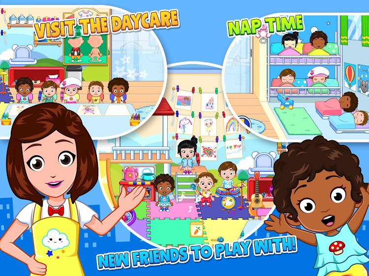 #8. My City : Babysitter (Android) By: My Town Games Ltd