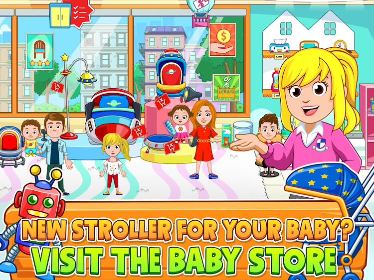 #9. My City : Babysitter (Android) By: My Town Games Ltd