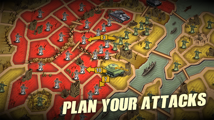 #3. Risk of war: Wartime Glory (Android) By: Buldogo Games