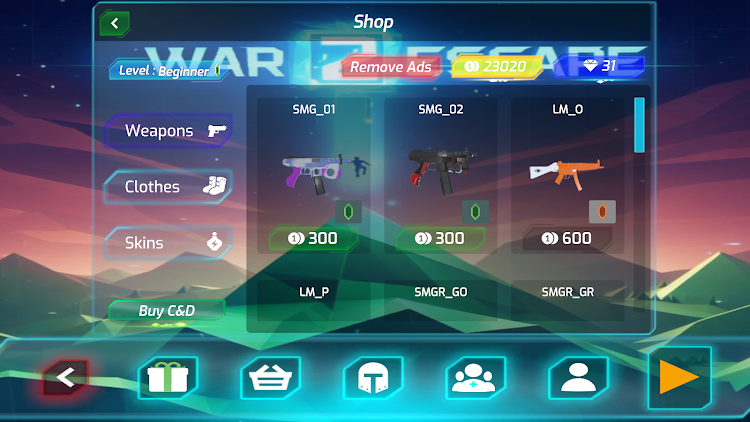 #2. War2Escape (Android) By: 2E.Games