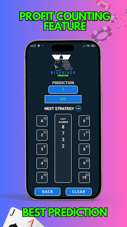 #2. Blackjack Predictor (Android) By: Akrex Soft