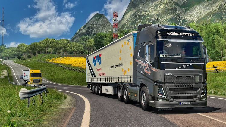 #6. Euro Truck Simulator Games 3D (Android) By: OoStudiosProduction