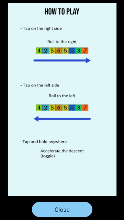 #3. Falling Numbers: Number Puzzle (Android) By: moongears