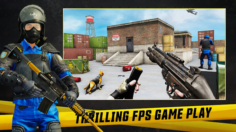 #6. FPS Police Games: Shoot Crime (Android) By: fighting games