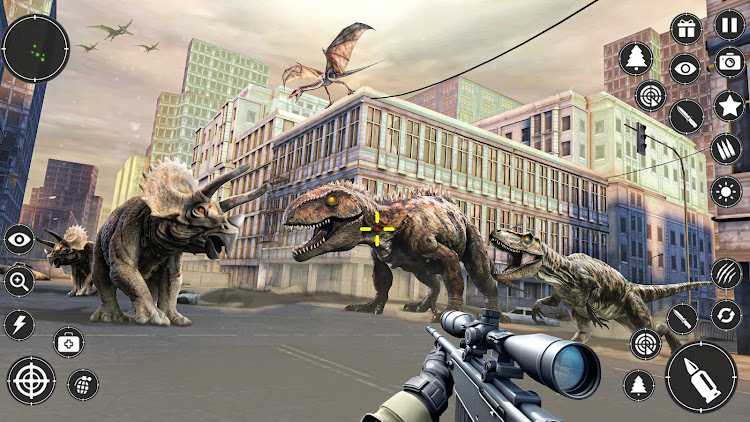 #4. Dino Hunting 3D - Gun Games (Android) By: Five.HundredK