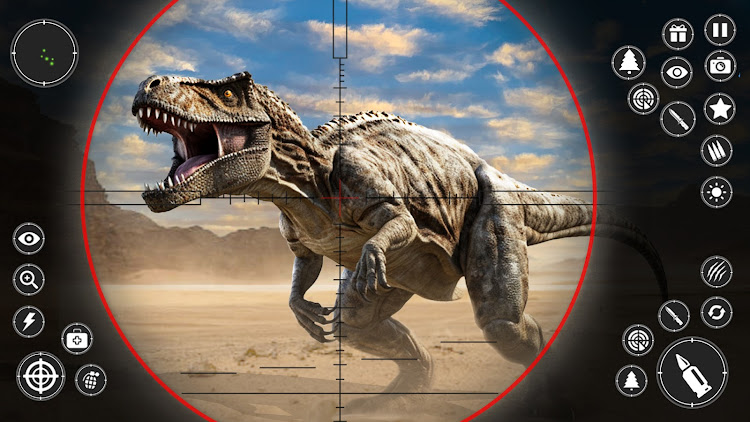 #5. Dino Hunting 3D - Gun Games (Android) By: Five.HundredK