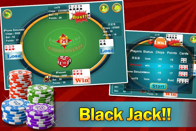 #2. BlackJack - Daily 21 Points (Android) By: CronlyGames Inc.