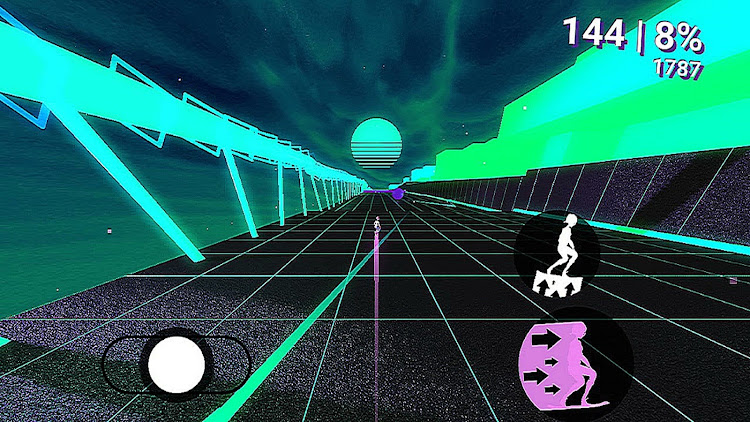 #3. Neon Skate | Skateboard Retro (Android) By: Quantic Bit