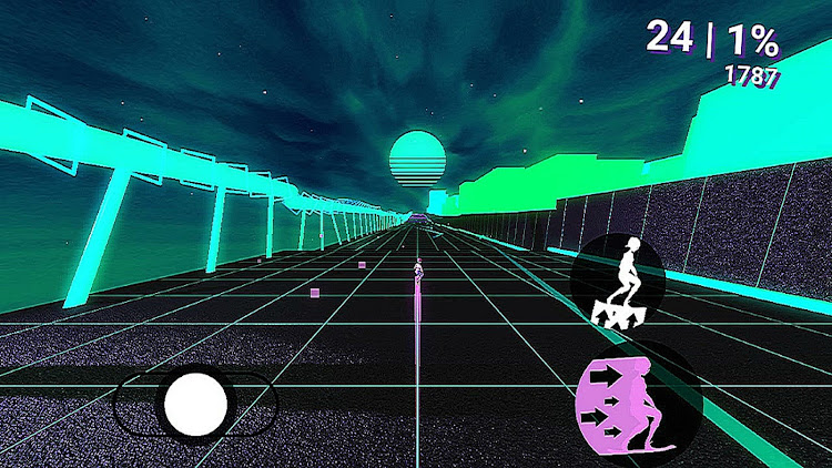 #4. Neon Skate | Skateboard Retro (Android) By: Quantic Bit