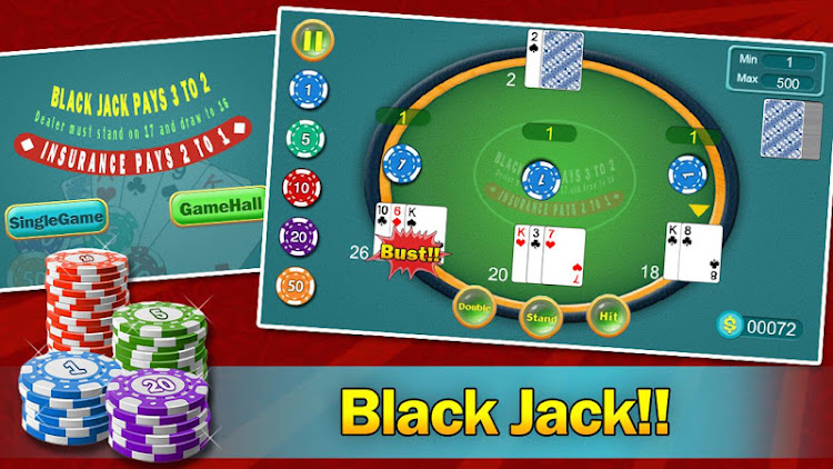 #5. BlackJack - Daily 21 Points (Android) By: CronlyGames Inc.