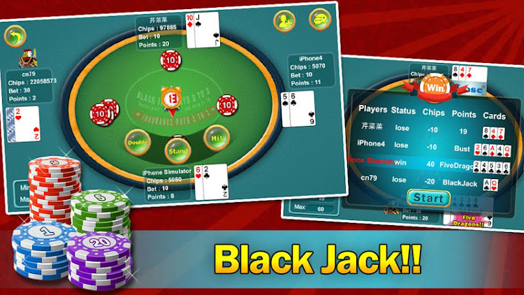 #6. BlackJack - Daily 21 Points (Android) By: CronlyGames Inc.