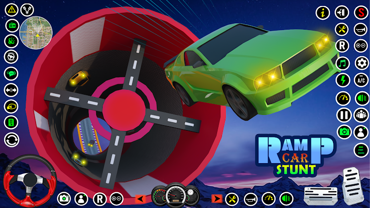 #5. Ramp Car Stunts GT & Car Games (Android) By: Capra Innovations Games Studio