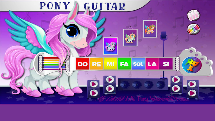 #5. My Colorful Little Pony Piano (Android) By: EYPONR GAMES eyup oner