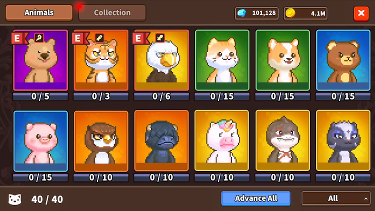 #8. Animal Quest: Idle RPG (Android) By: gameberry studio(Idle RPG, Simulation)