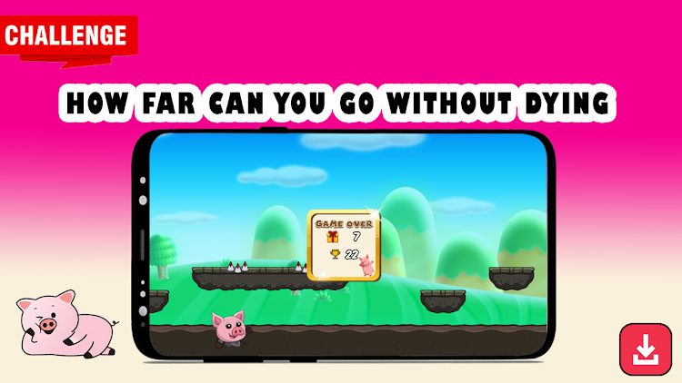 #2. The Pig Adventure Run (Android) By: Box-Courses