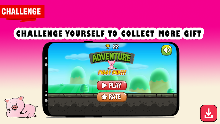 #3. The Pig Adventure Run (Android) By: Box-Courses