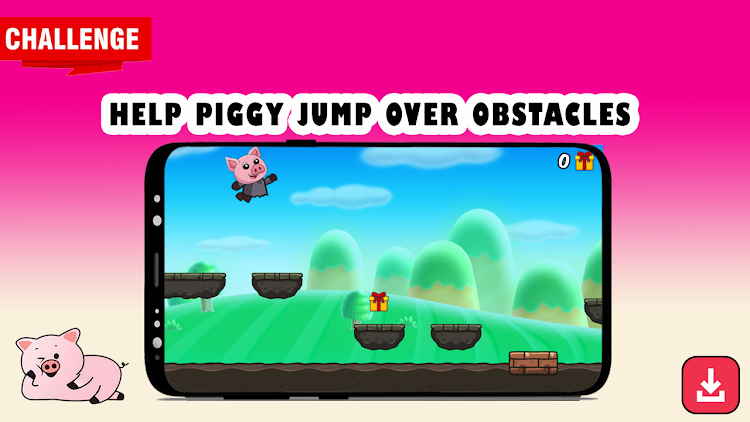 #4. The Pig Adventure Run (Android) By: Box-Courses