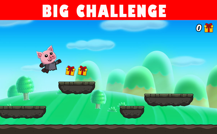 #5. The Pig Adventure Run (Android) By: Box-Courses