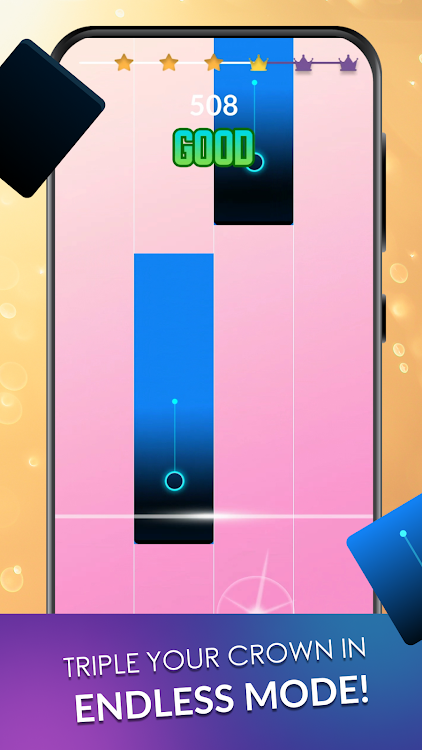 #2. Piano Dream: Tap Piano Tiles (Android) By: Kooapps Games | Fun Arcade and Casual Action Games