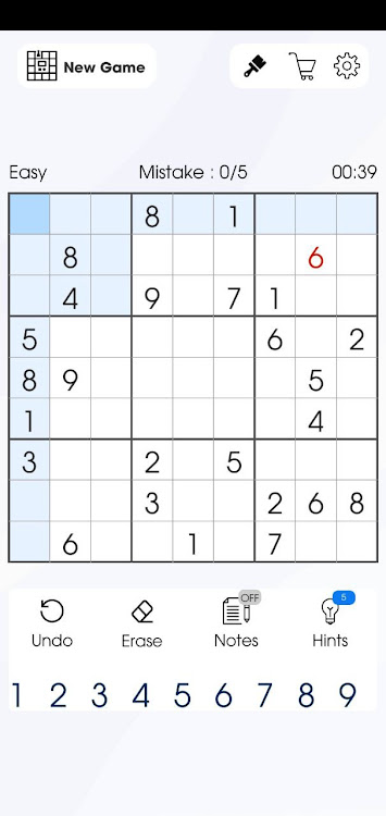 #2. Sudoku Classic (Android) By: Applications for life