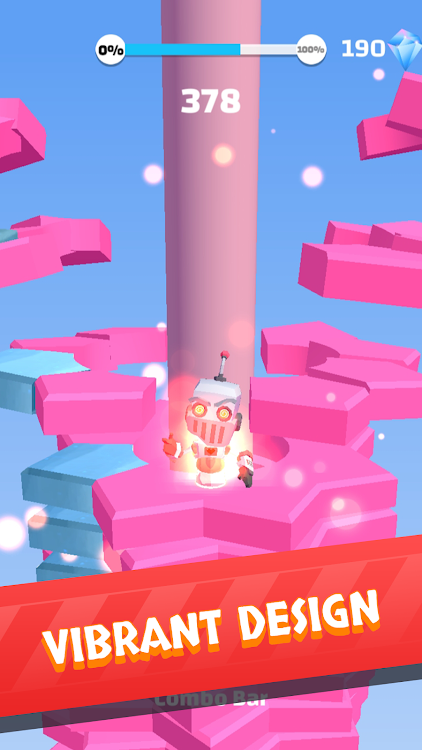 #3. Helix Stack Jump: Smash Ball (Android) By: Kooapps Games | Fun Arcade and Casual Action Games