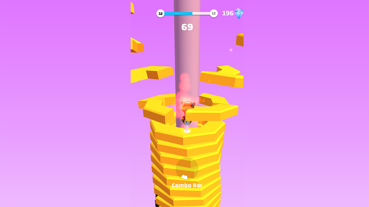 #5. Helix Stack Jump: Smash Ball (Android) By: Kooapps Games | Fun Arcade and Casual Action Games