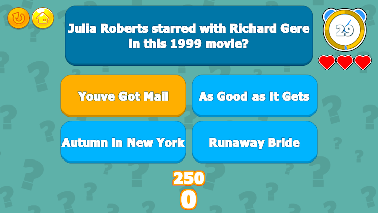 #4. Movie Actor Trivia (Android) By: LoadUpGames.com