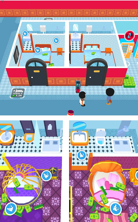 #9. Couple Hotel: Idle Simulator (Android) By: X81 GAME STUDIO