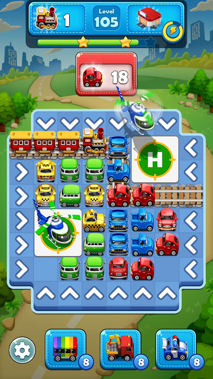 #6. Traffic Jam Cars Puzzle Legend (Android) By: Gametamin PTE. LTD