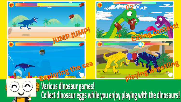 #4. Dinosaur world - Robota - (Android) By: TeleportSoftService