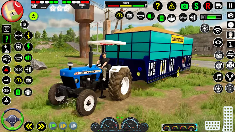 #3. Indian Tractor Farm Simulator (Android) By: GamePod