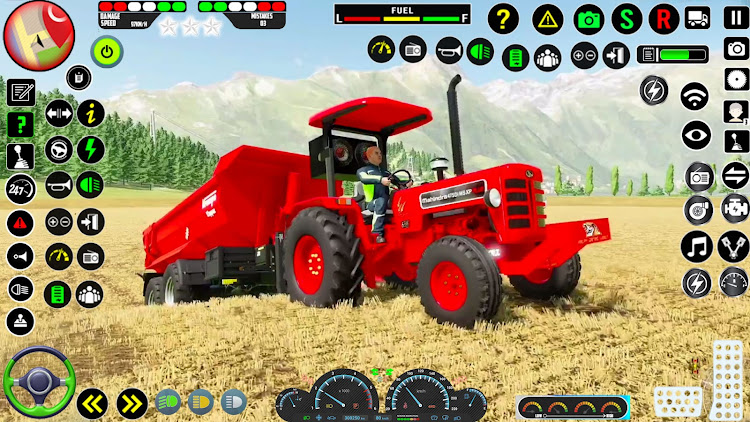 #4. Indian Tractor Farm Simulator (Android) By: GamePod