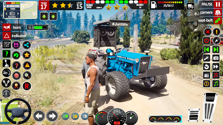 #8. Indian Tractor Farm Simulator (Android) By: GamePod