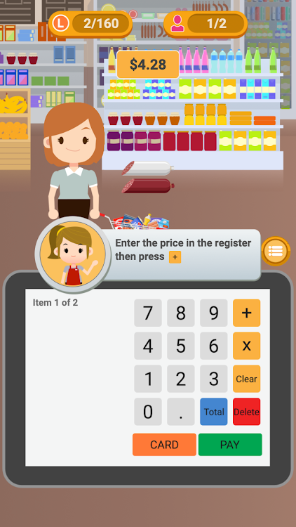 #4. Supermarket Cashier :Simulator (Android) By: IndigoMedia