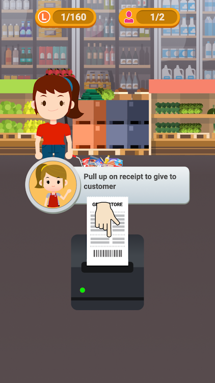 #7. Supermarket Cashier :Simulator (Android) By: IndigoMedia