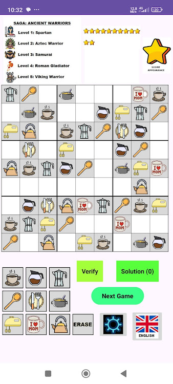 #5. My Sudoku RM (Android) By: Rematch Labs.