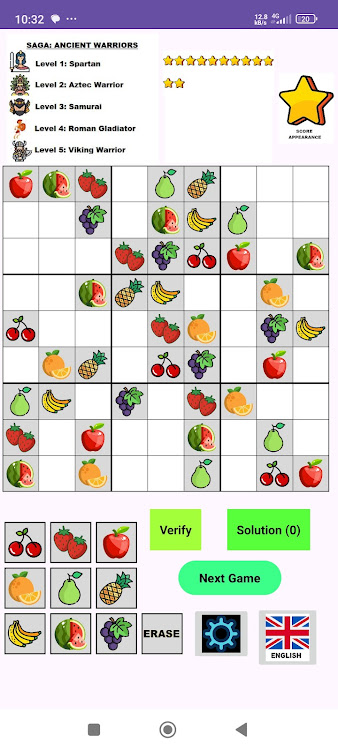 #6. My Sudoku RM (Android) By: Rematch Labs.