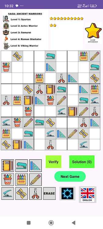 #8. My Sudoku RM (Android) By: Rematch Labs.