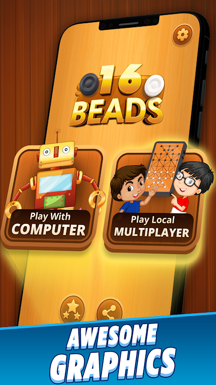 #6. 16 Beads, Sholo Guti: Classic (Android) By: Pixeltub Games