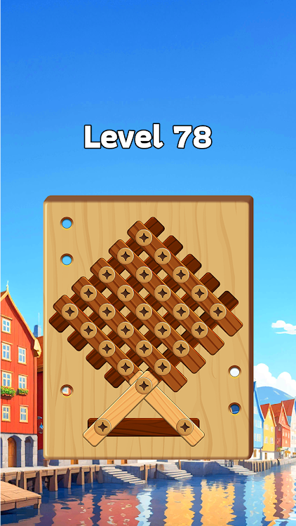 #3. Wood Nuts & Bolt: Screw Puzzle (Android) By: Higame Global Ltd.